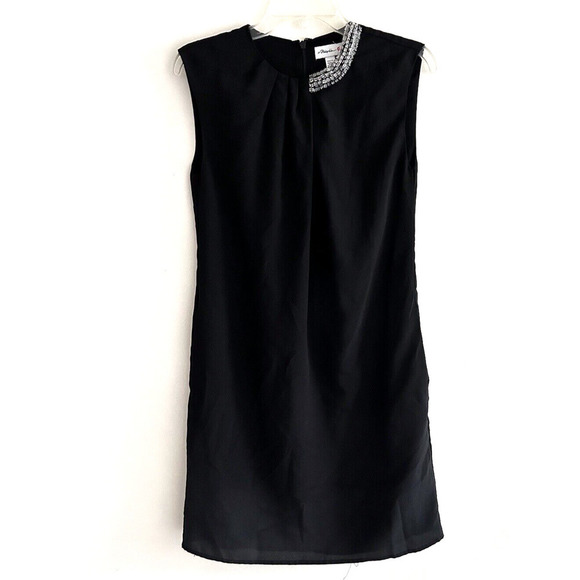 3.1 Phillip Lim | Women's Black Sleeveless Jewel Neck Sheath Dress Size XS - Picture 4 of 11